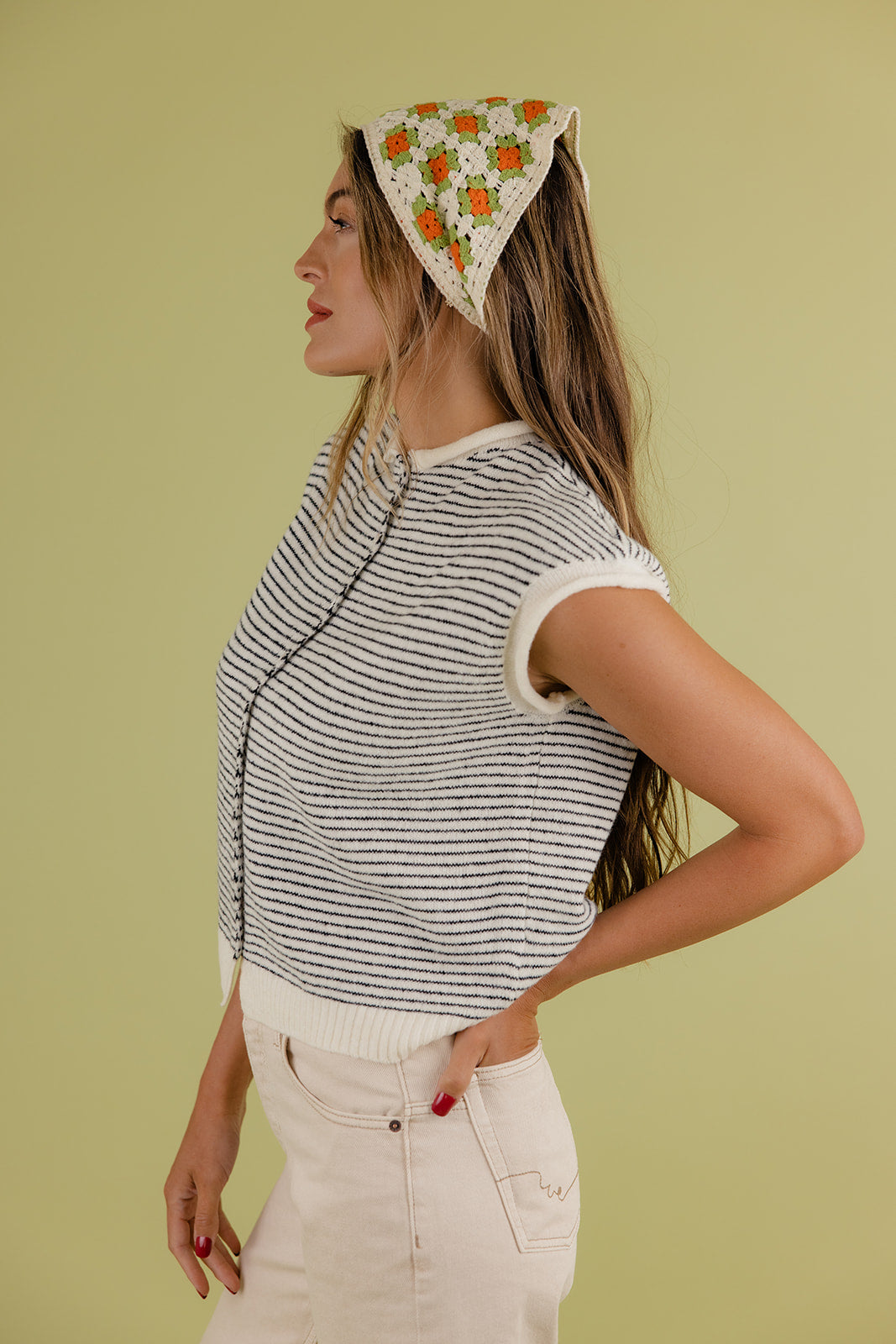 Just My Luck Crochet Hair Scarf