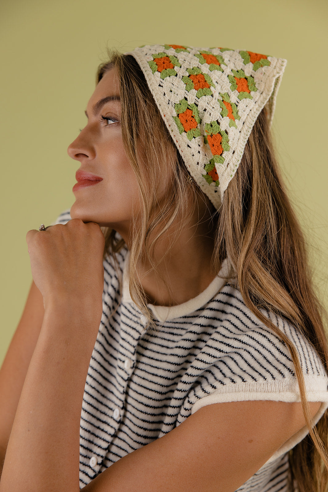 Just My Luck Crochet Hair Scarf