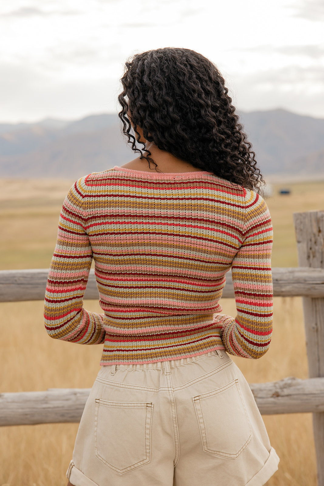 Trail Mix Stripe Cardigan