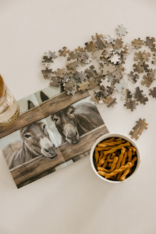 Donkeys Farm Friends 500 Piece Puzzle