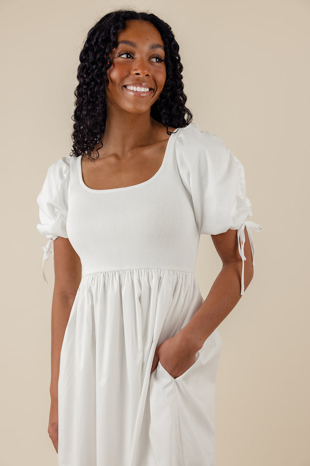 Scoop Neck Dress | ROOLEE