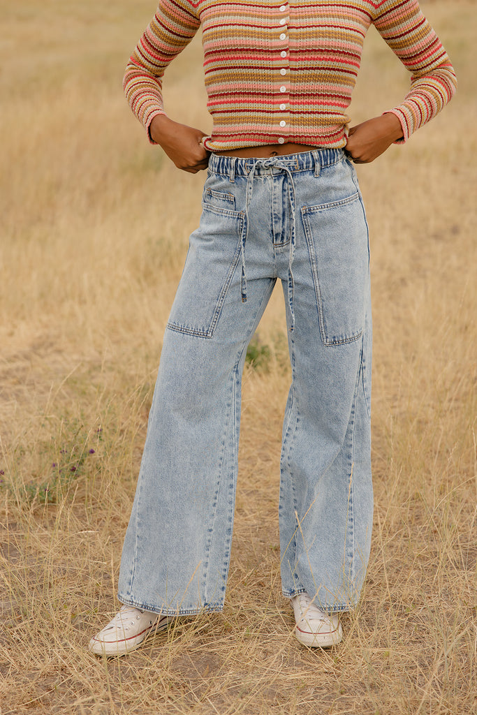 Out West Tie Waist Jeans