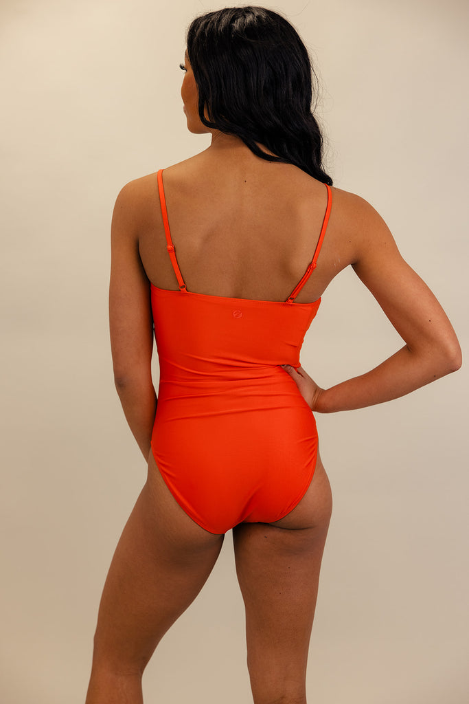 Modest Red Swimsuit | ROOLEE