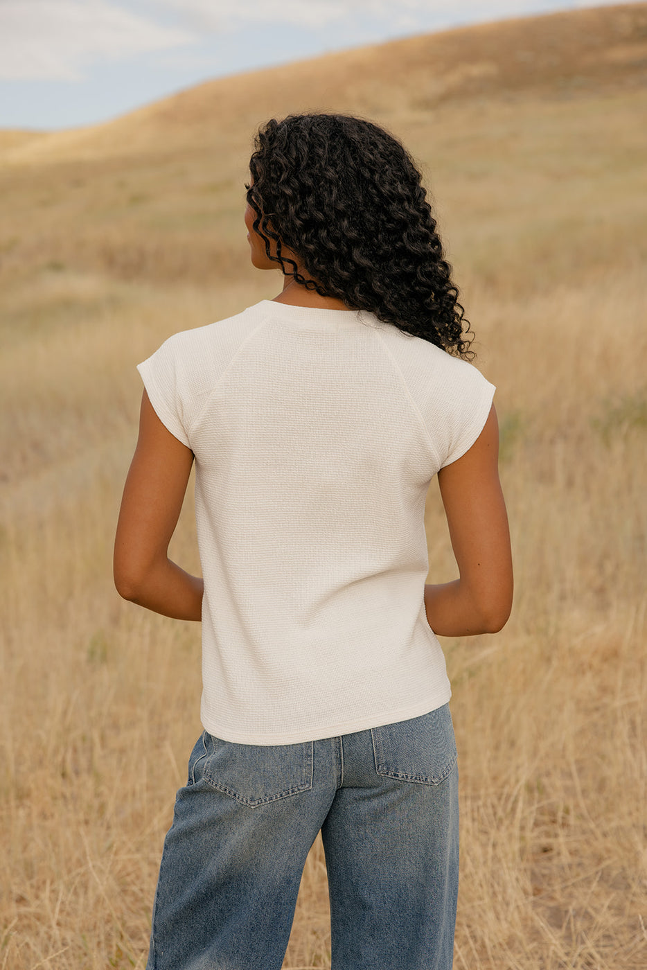 Keepsake Cap Sleeve Tee