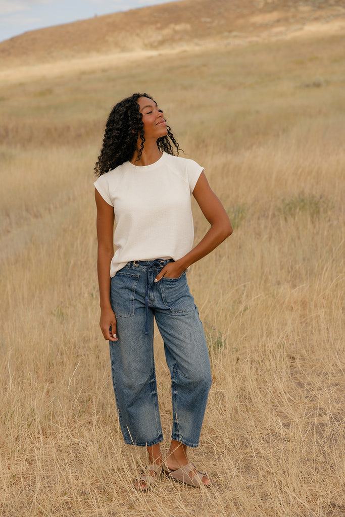 Keepsake Cap Sleeve Tee