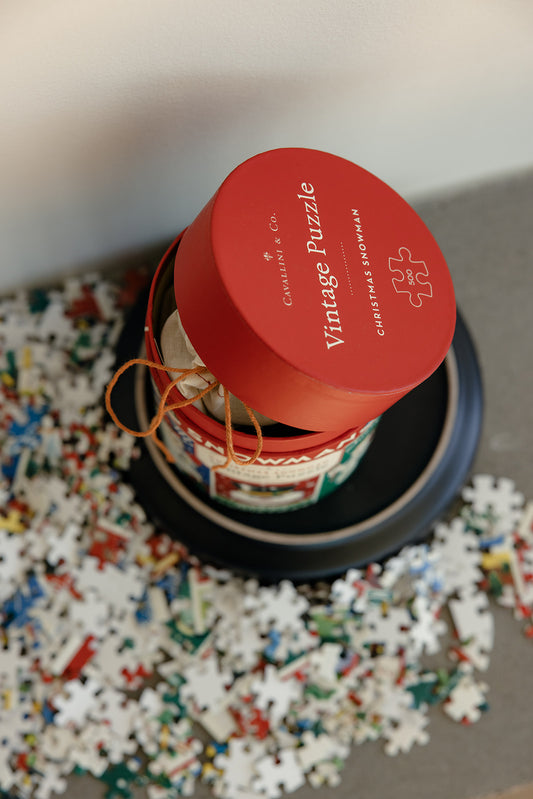 Christmas Snowman 500 Piece Puzzle