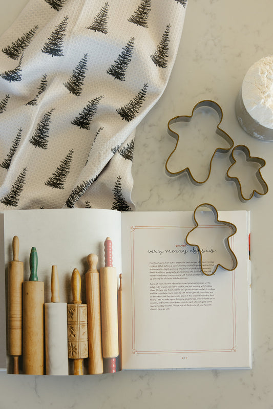 Geometry Alpine Forest Tea Towel