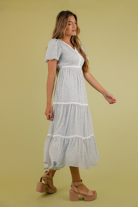 Trudy Lace Trim Dress