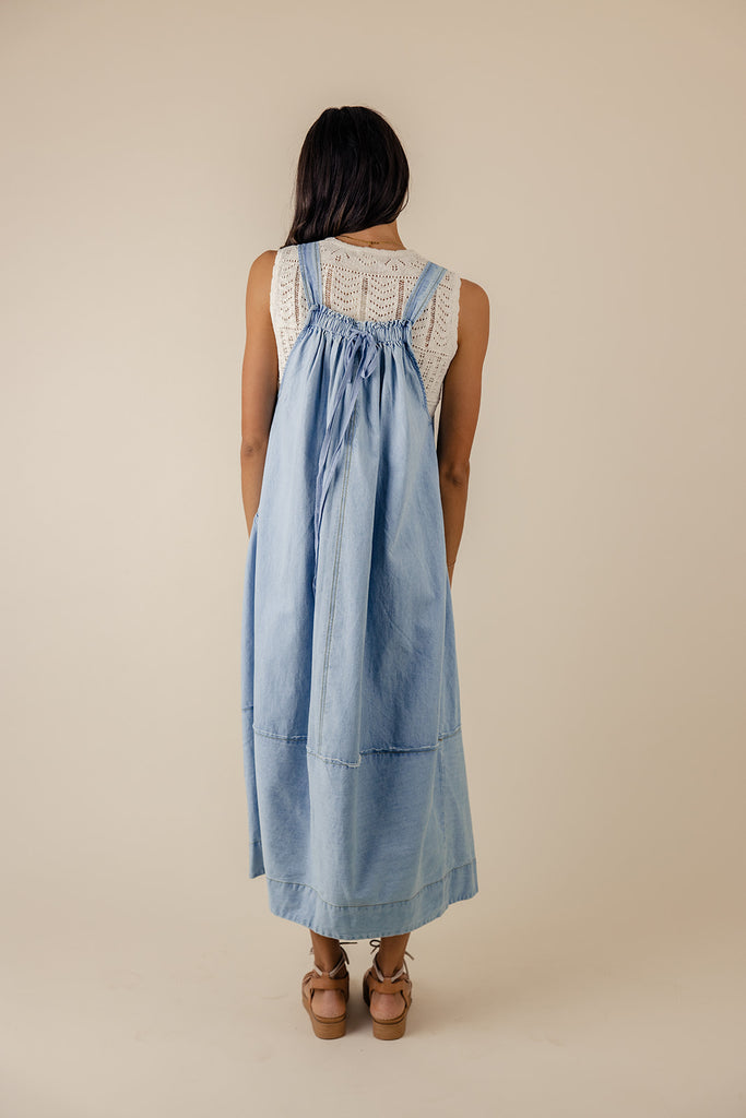 Free People Machu Barrel Midi Dress