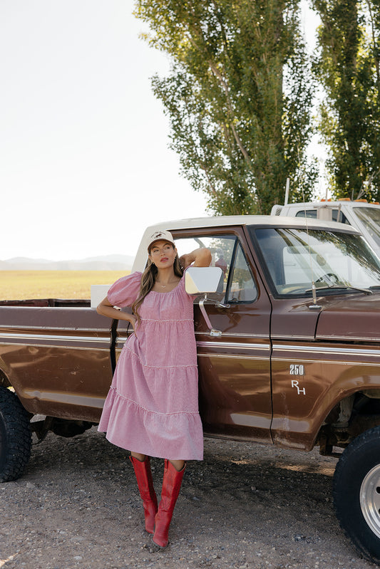 This Land Gingham Dress
