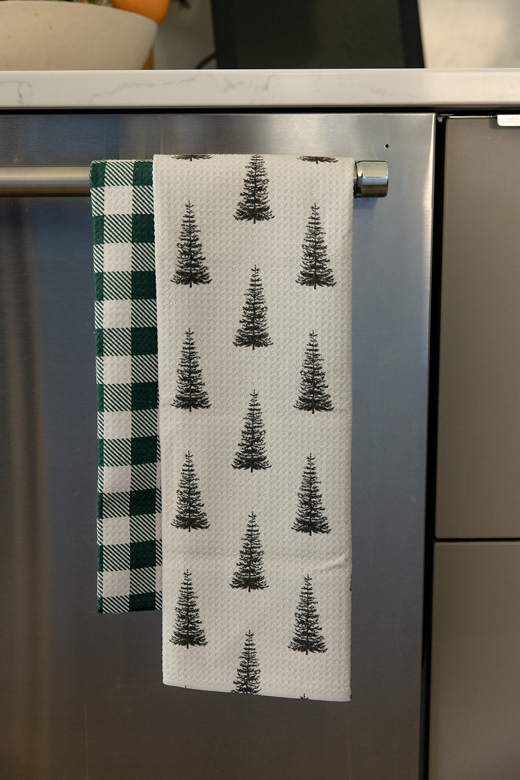 Geometry Alpine Forest Tea Towel