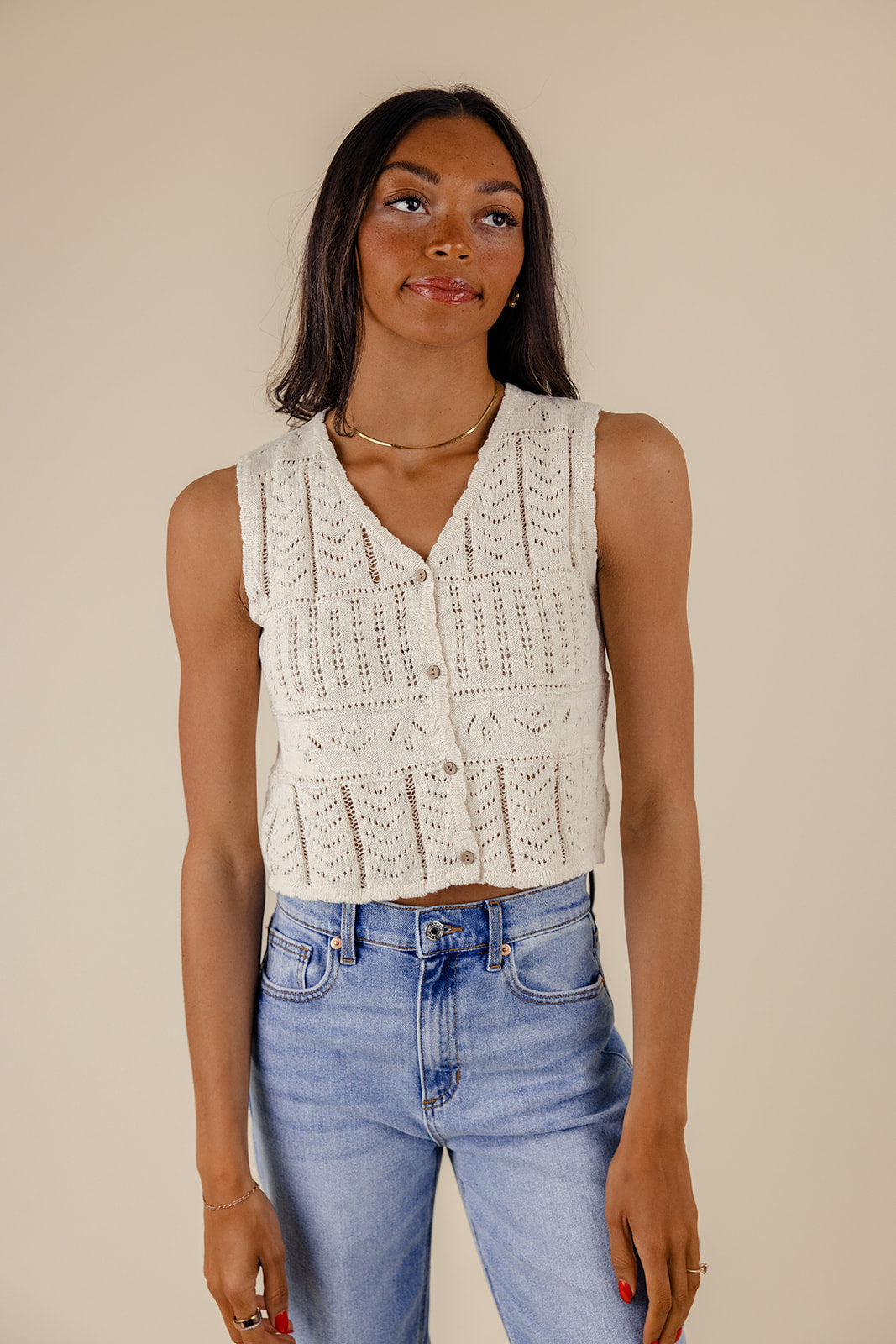 Into You Pattern Vest