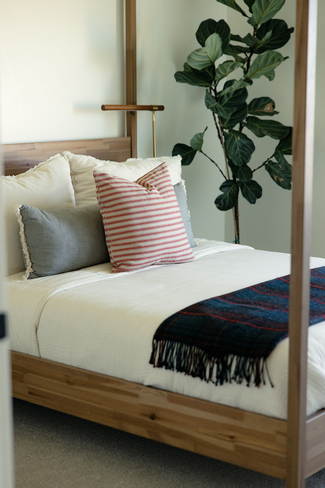 Merry Gathering Cotton Pillow