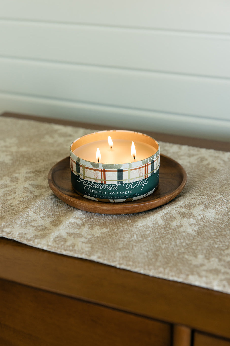 Tried & True Peppermint Whip Large Tin Candle