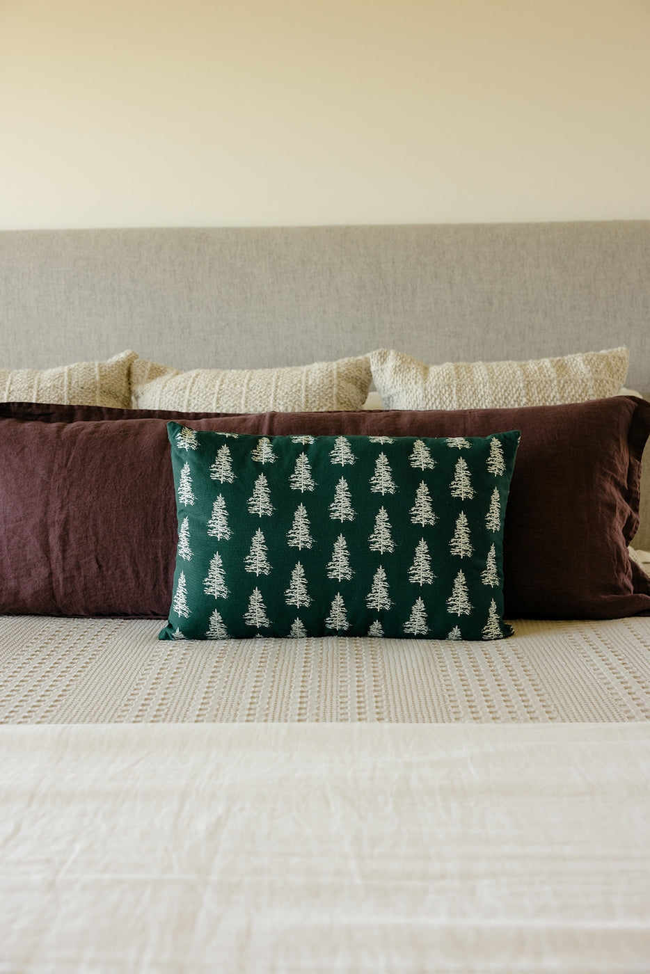 Wilde Pine Tree Lumbar Pillow
