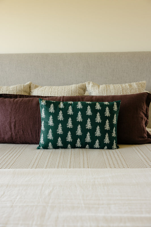 Wilde Pine Tree Lumbar Pillow