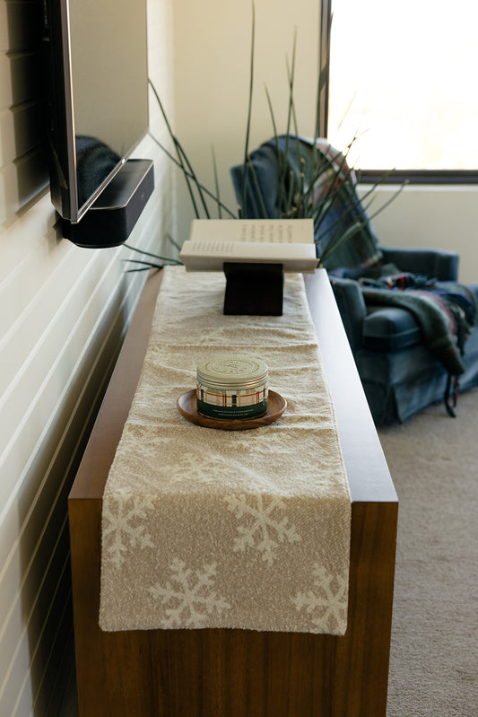 Snowdrift Table Runner