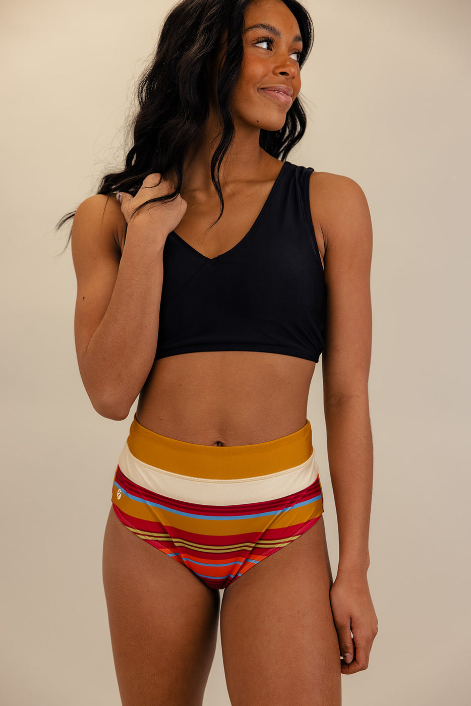 Striped Swimsuit | ROOLEE