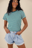 Women's Striped Tee | ROOLEE