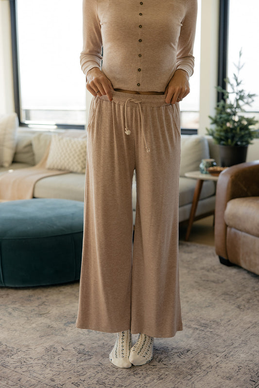 Sugar Cookie Wide Leg Pants