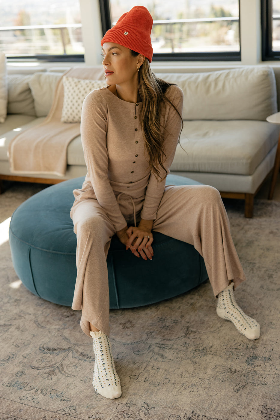 Sugar Cookie Wide Leg Pants