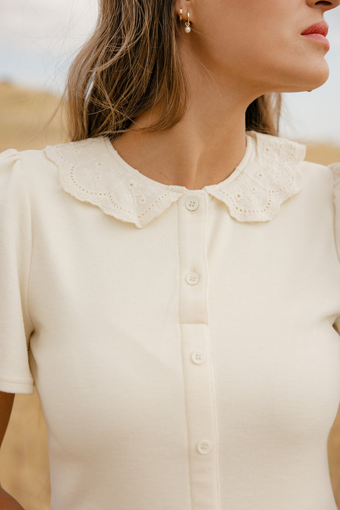 Dorothy Lace Collared Dress