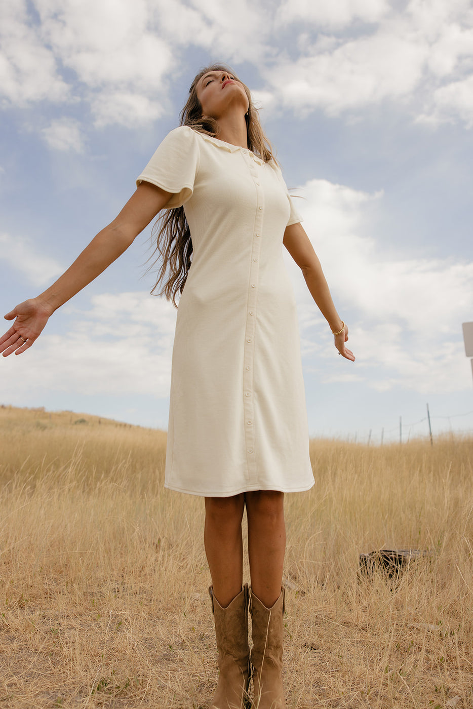 Dorothy Lace Collared Dress