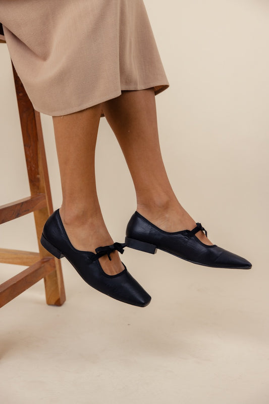 Yasmine Square Toe Mary Jane Flats
