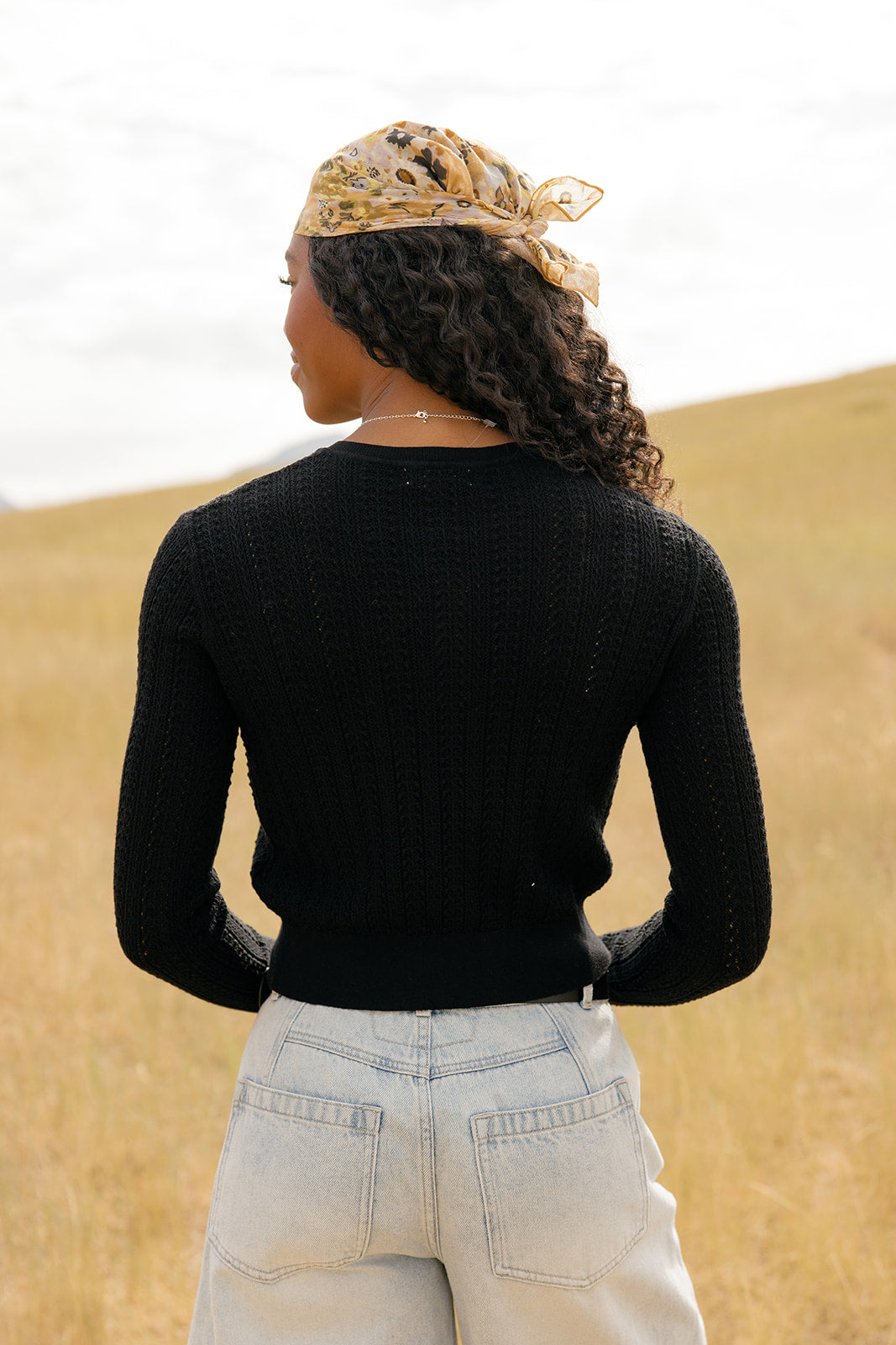 Edith Ruffle Cardigan