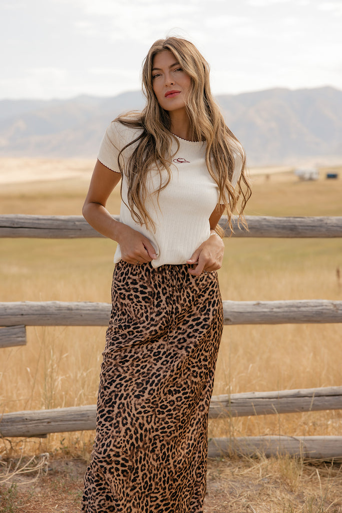 Saddle Up Embroidered Tee