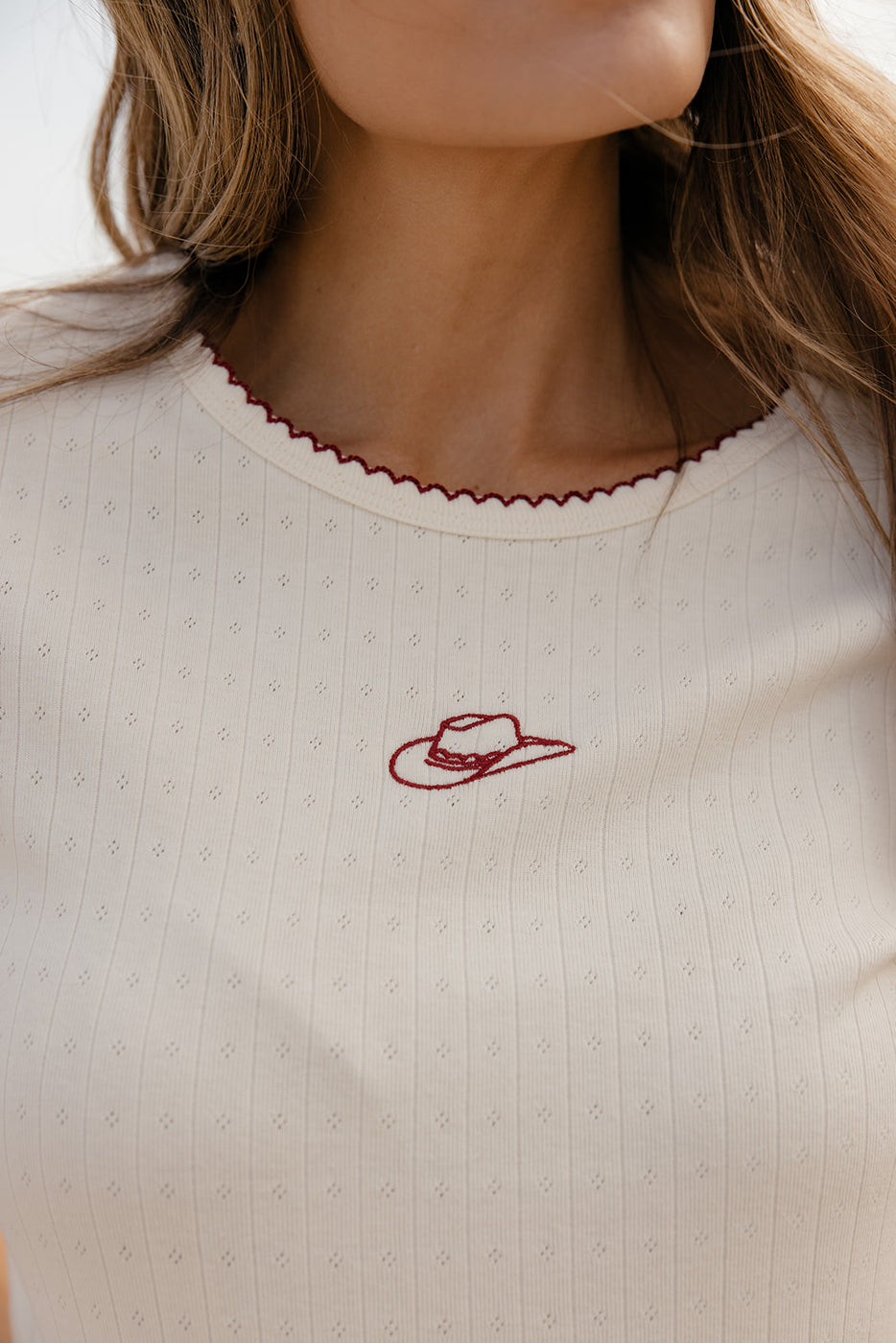 Saddle Up Embroidered Tee