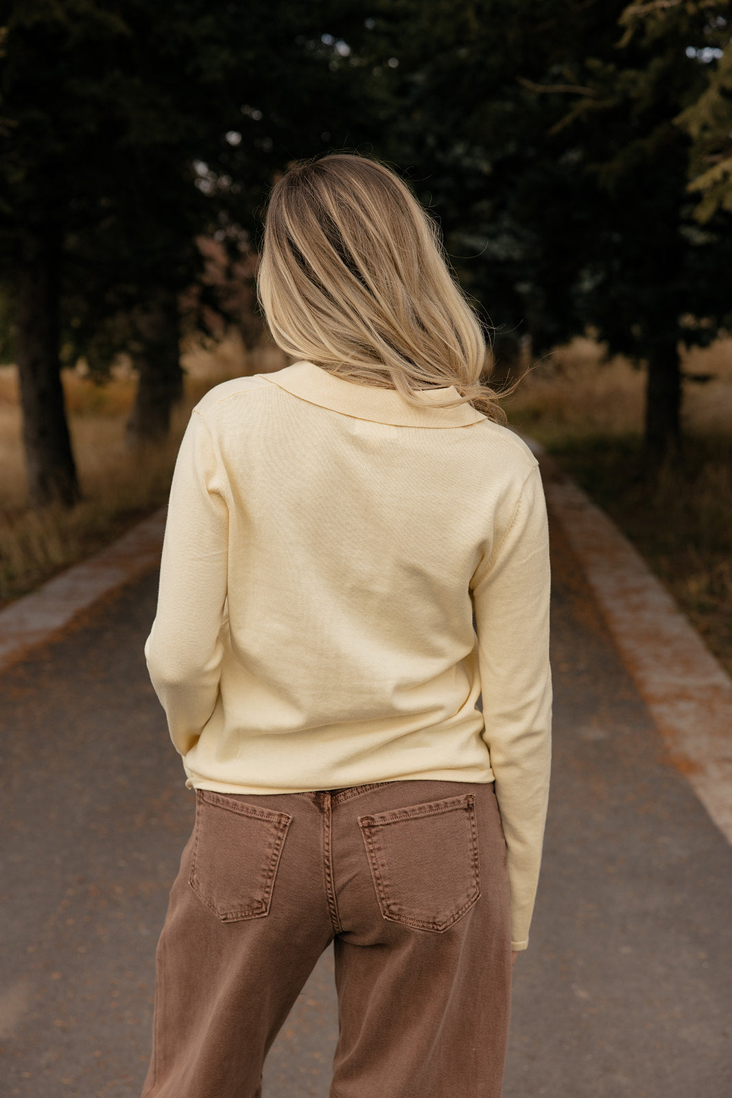 Mellow Yellow Collared Sweater