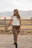 On The Prowl Leopard Skirt