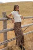 On The Prowl Leopard Skirt