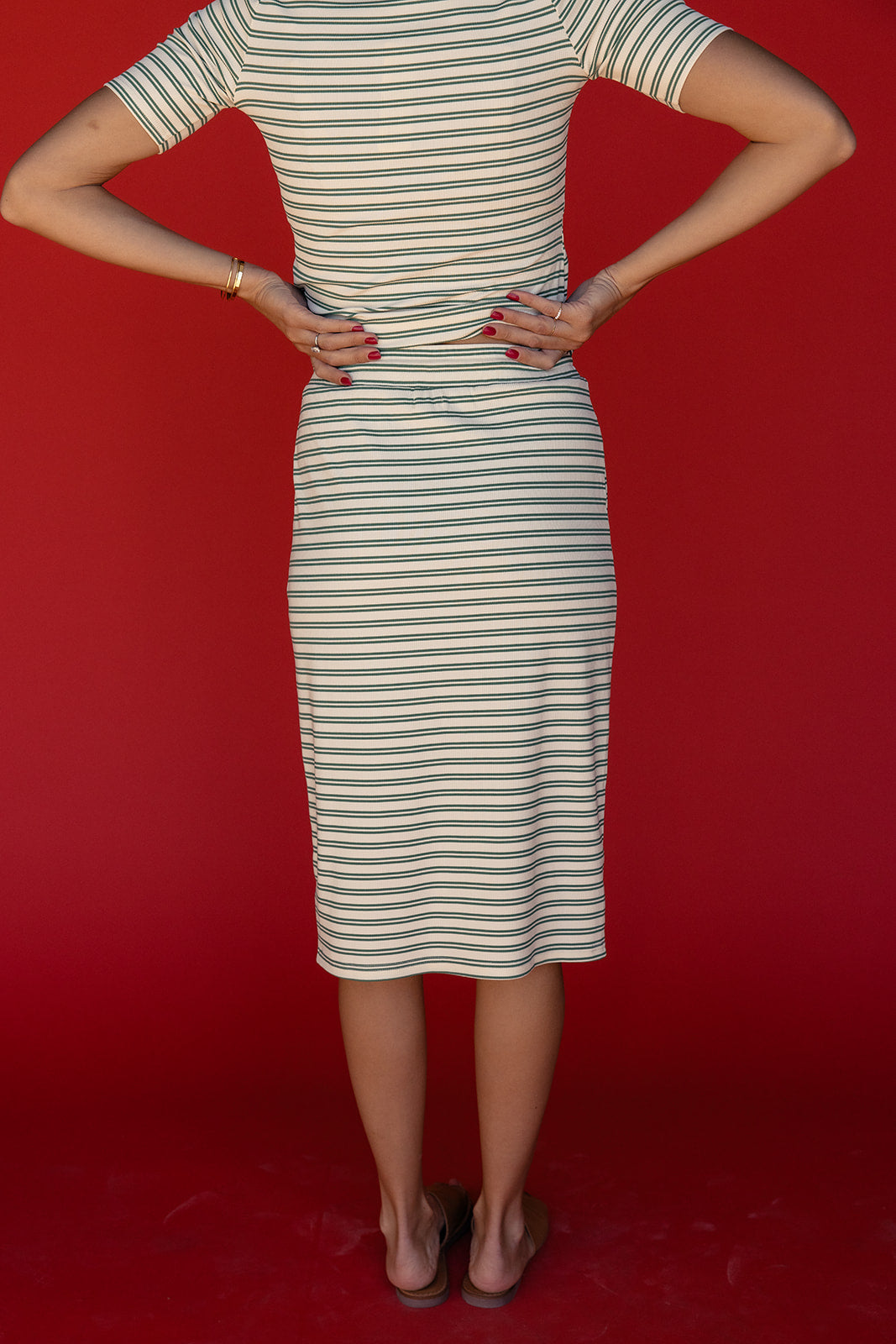 Myla Striped Skirt