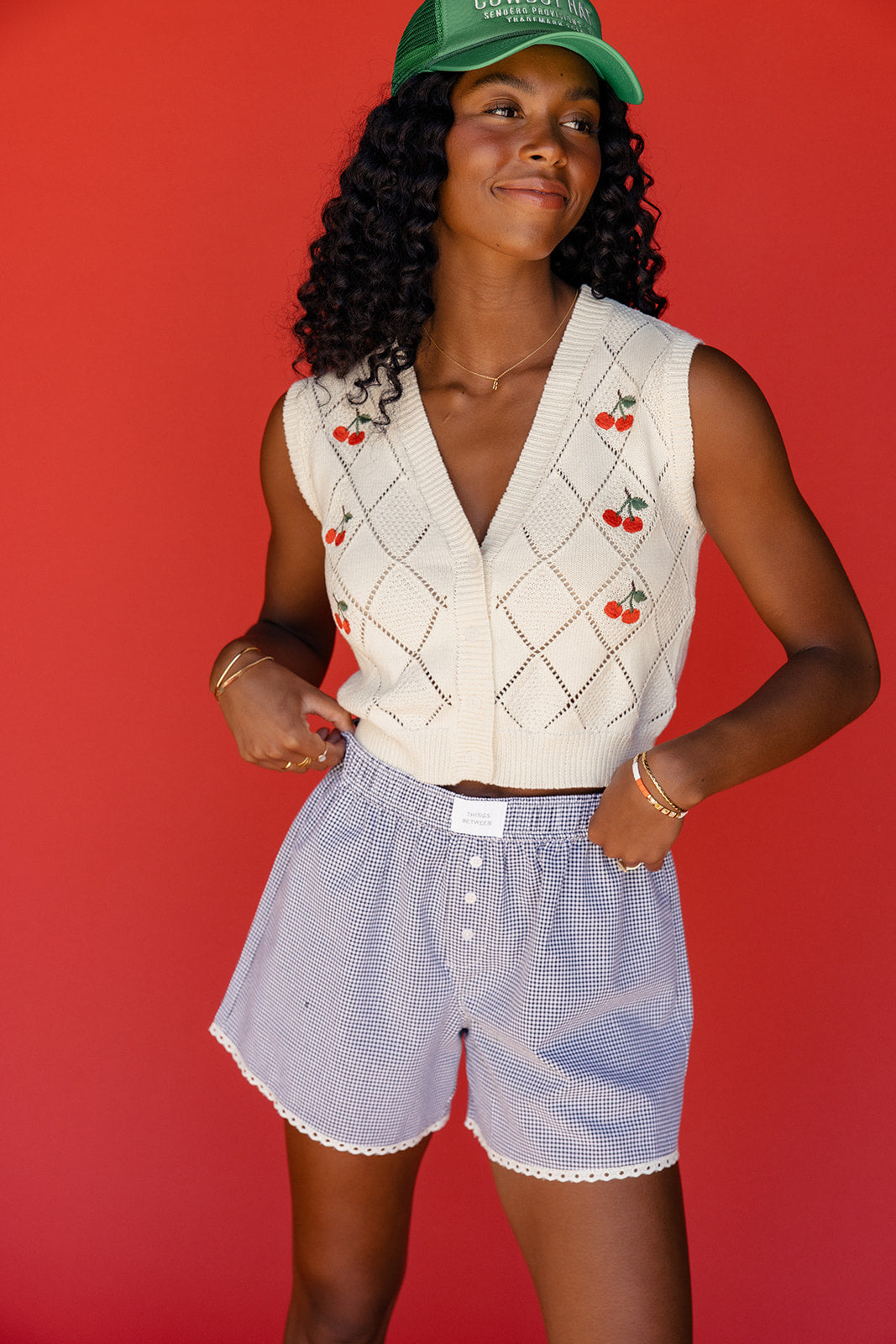 The Cherry Sweater Vest