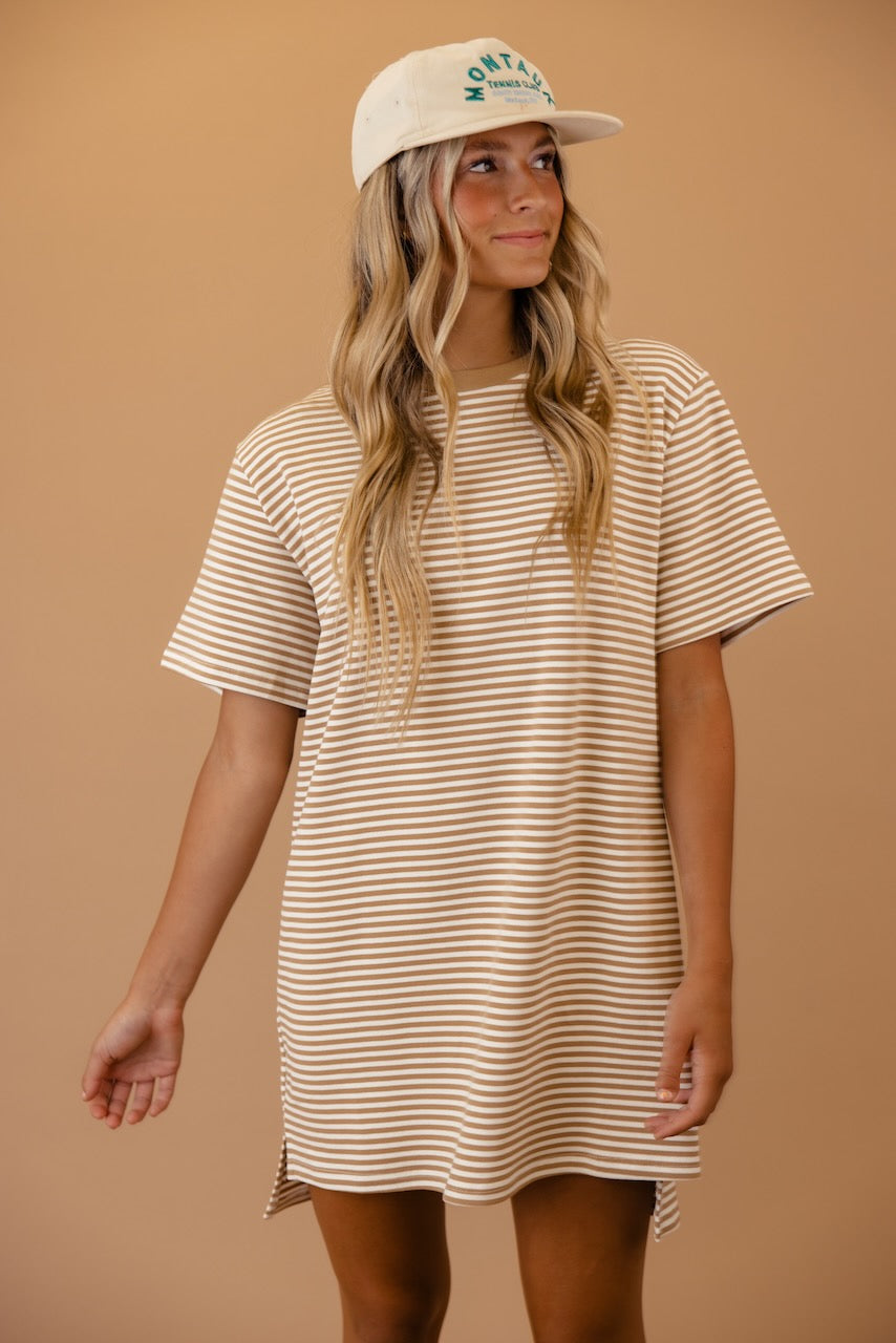 Casual Stripe Dress | ROOLEE