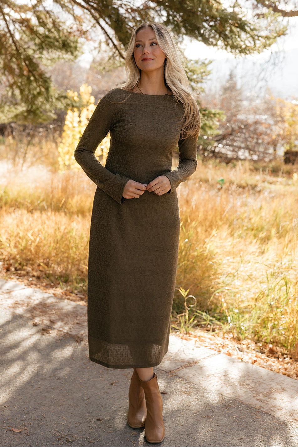 The Elm Textured Dress