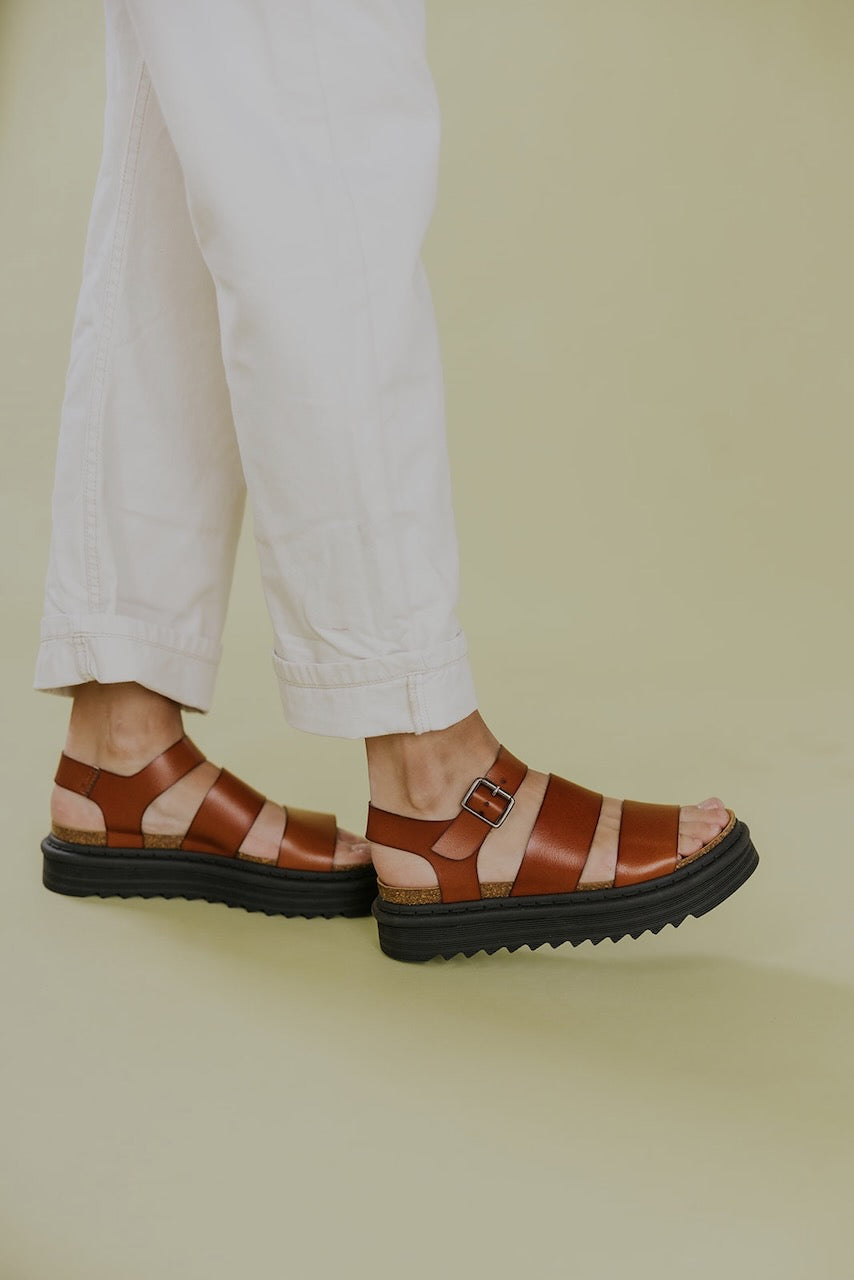 Martita Leather Platform Sandals