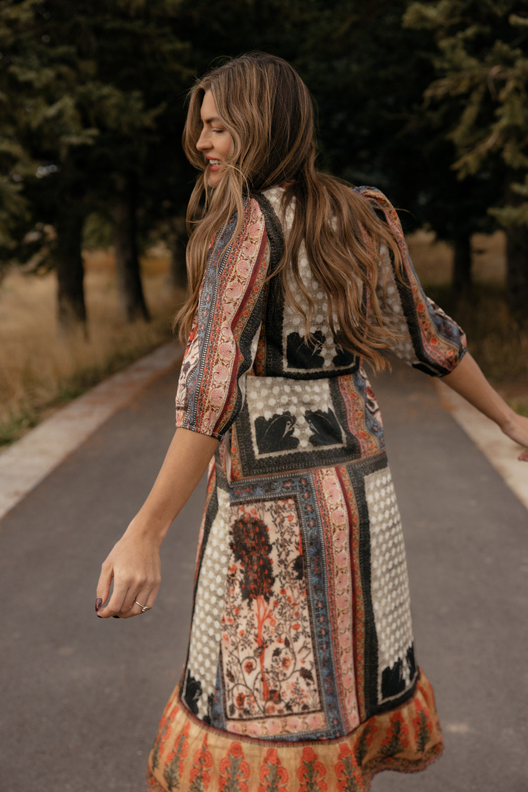 Cottage Grove Patchwork Dress