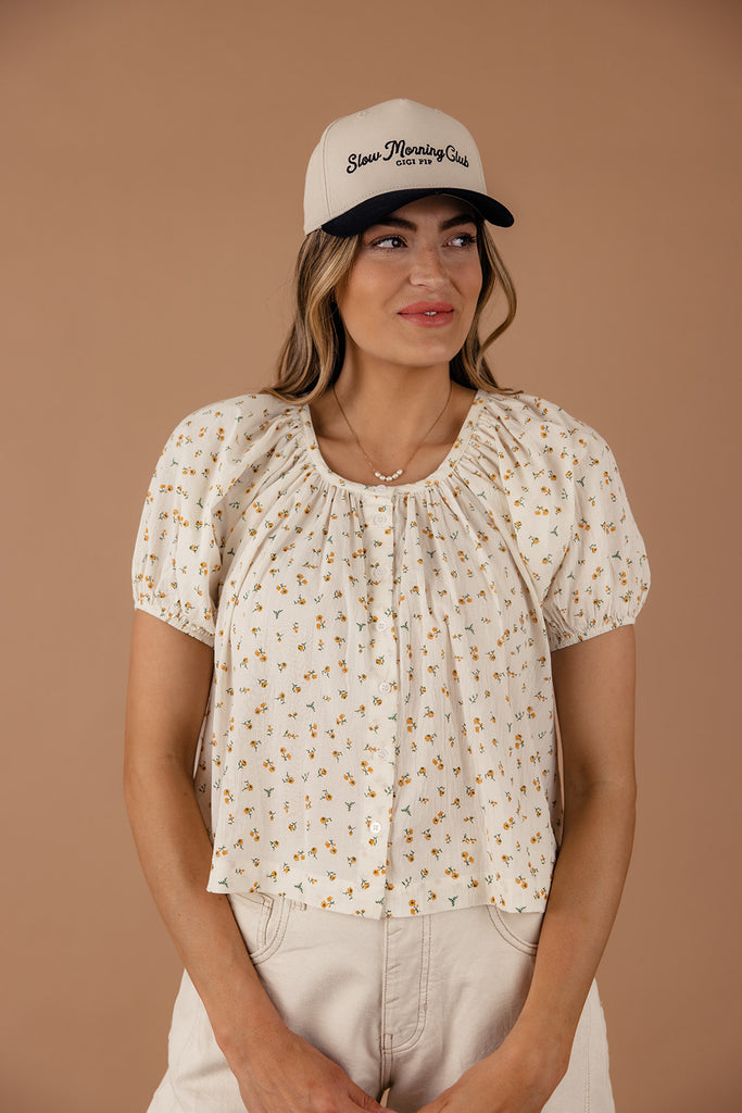 Wrinkle In Time Button Down Blouse