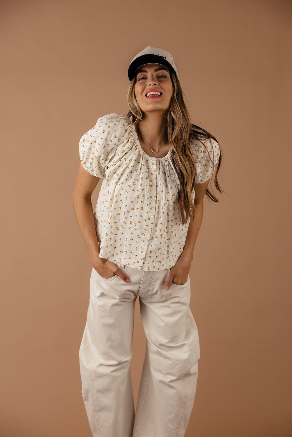 Wrinkle In Time Button Down Blouse