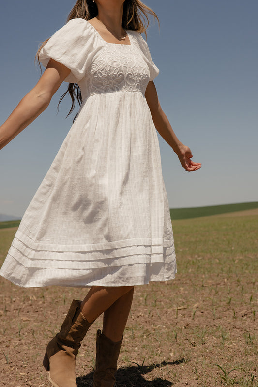 Call Me Back Textured Dress