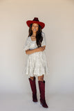 Before Dusk Puff Sleeve Dress