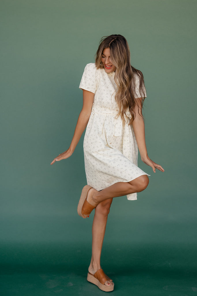 Wind Chimes Button Dress