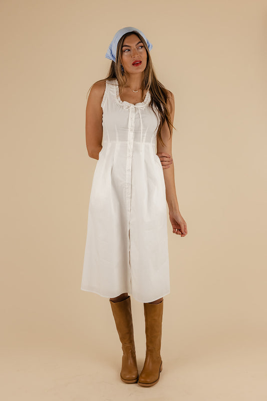 Isola Ruffle Tank Dress