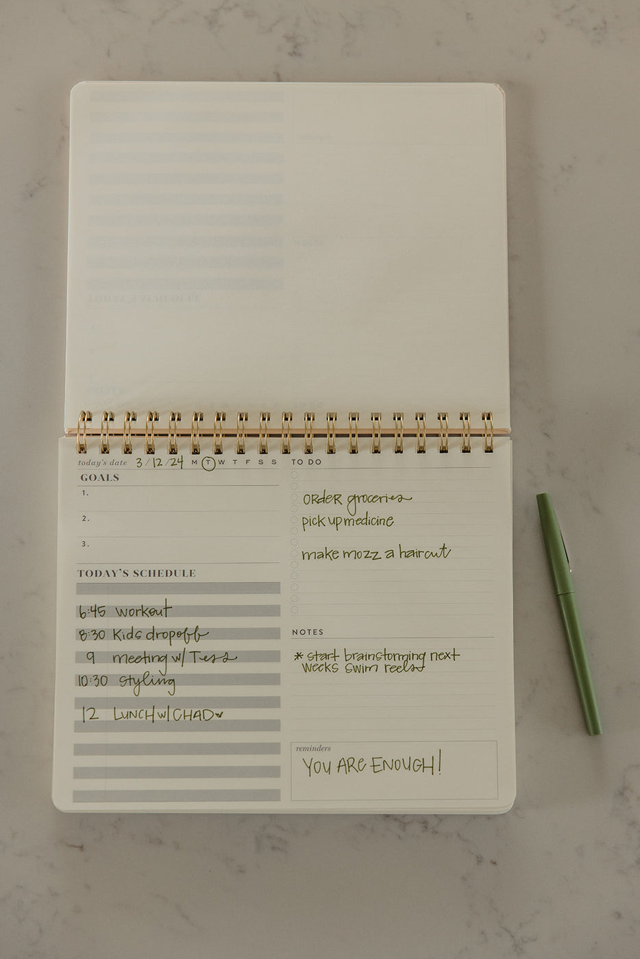 One Day at a Time Desk Planner Pad