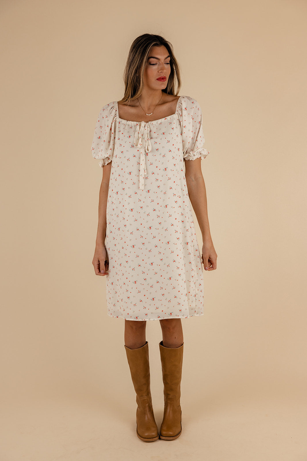 Ever After Floral Tie Dress