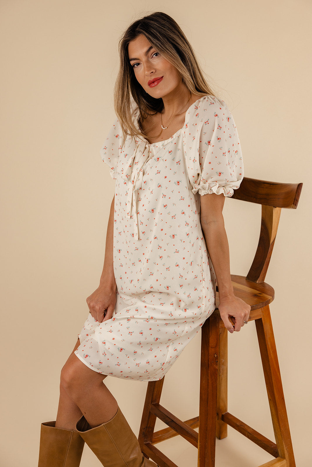 Ever After Floral Tie Dress