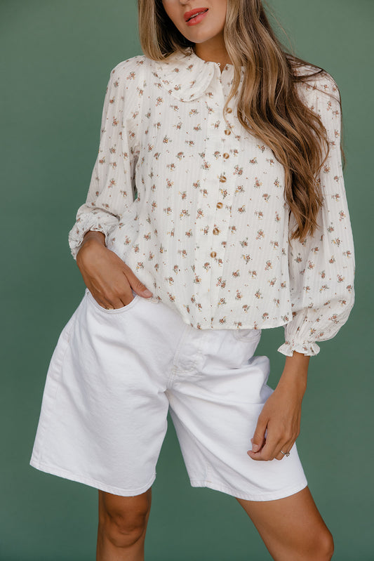 The Botanical Collared Blouse